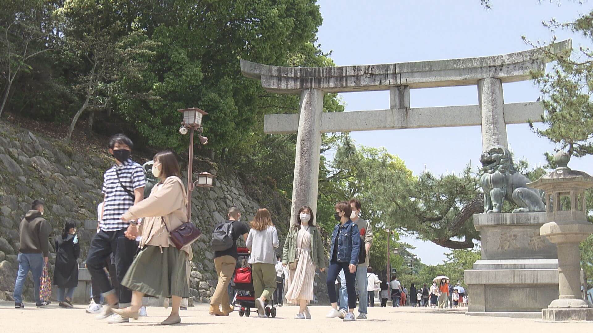 コロナ禍のＧＷ　観光地は　広島