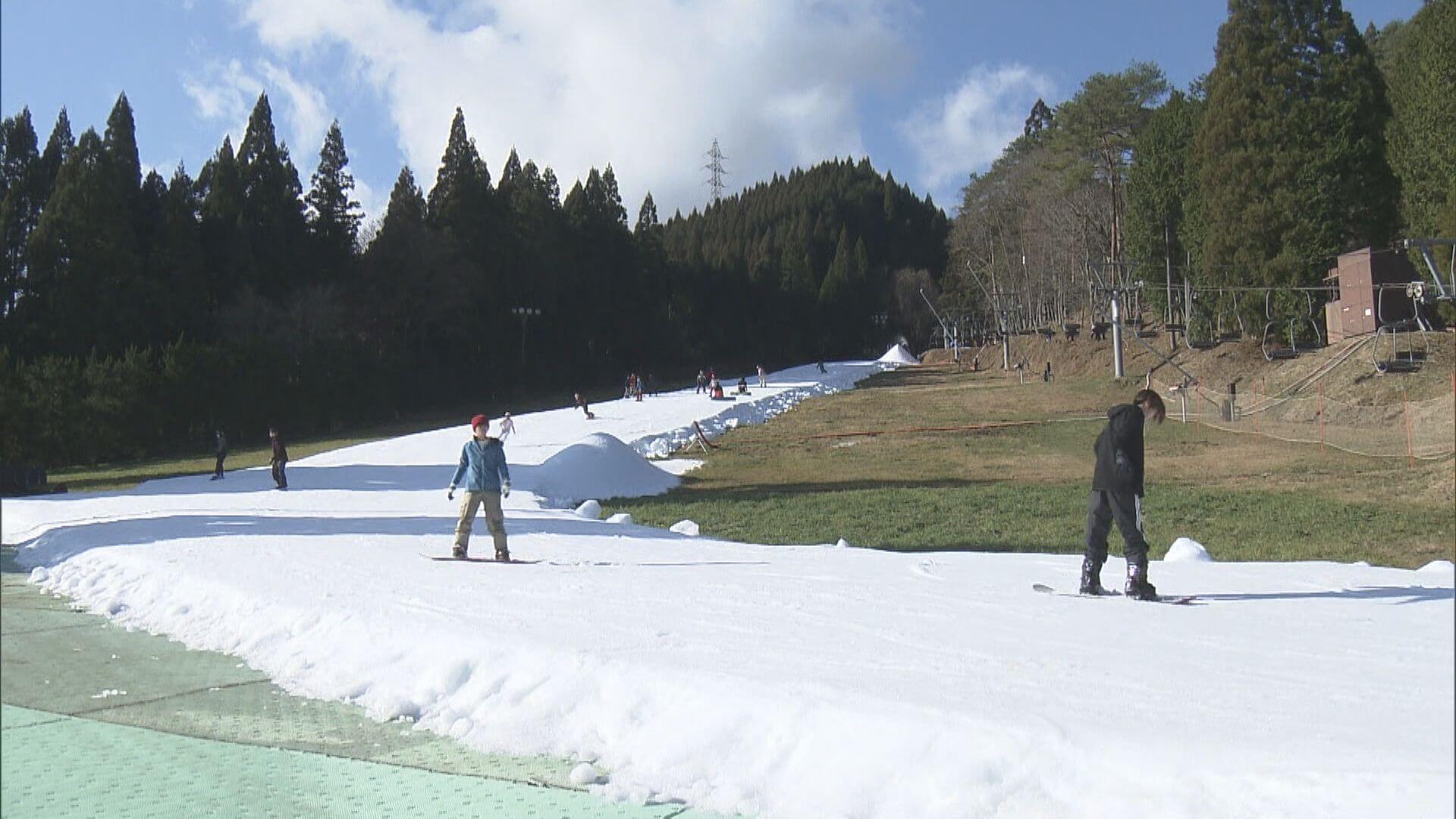 中国地方で最も早くスキー場オープン　広島・廿日市市