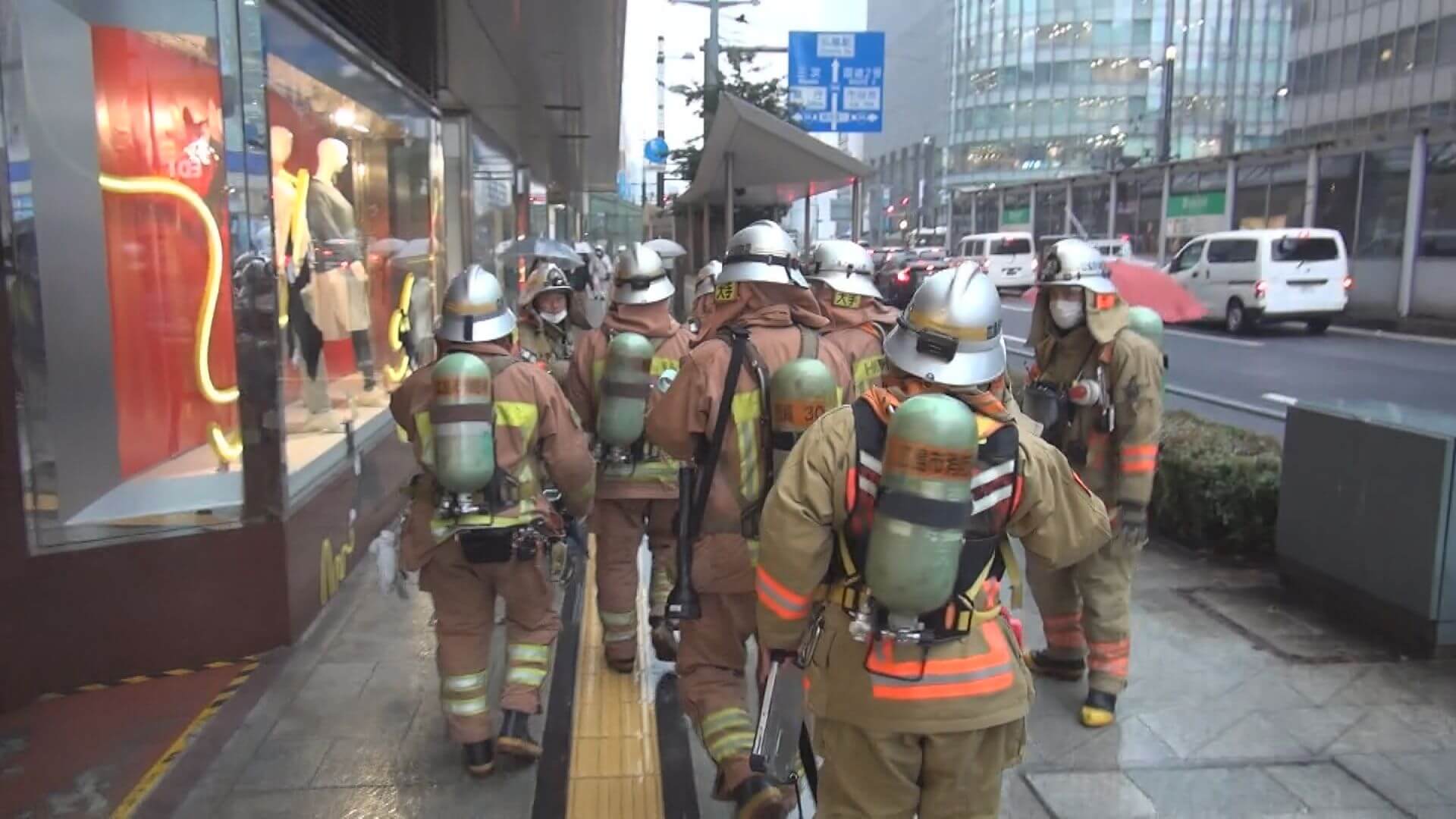 繁華街が一時騒然　広島市中心部で異臭騒ぎ