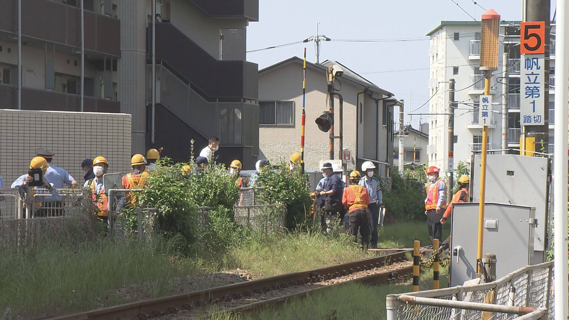 ＪＲ可部線　バイクと電車接触　約５千人に影響　広島