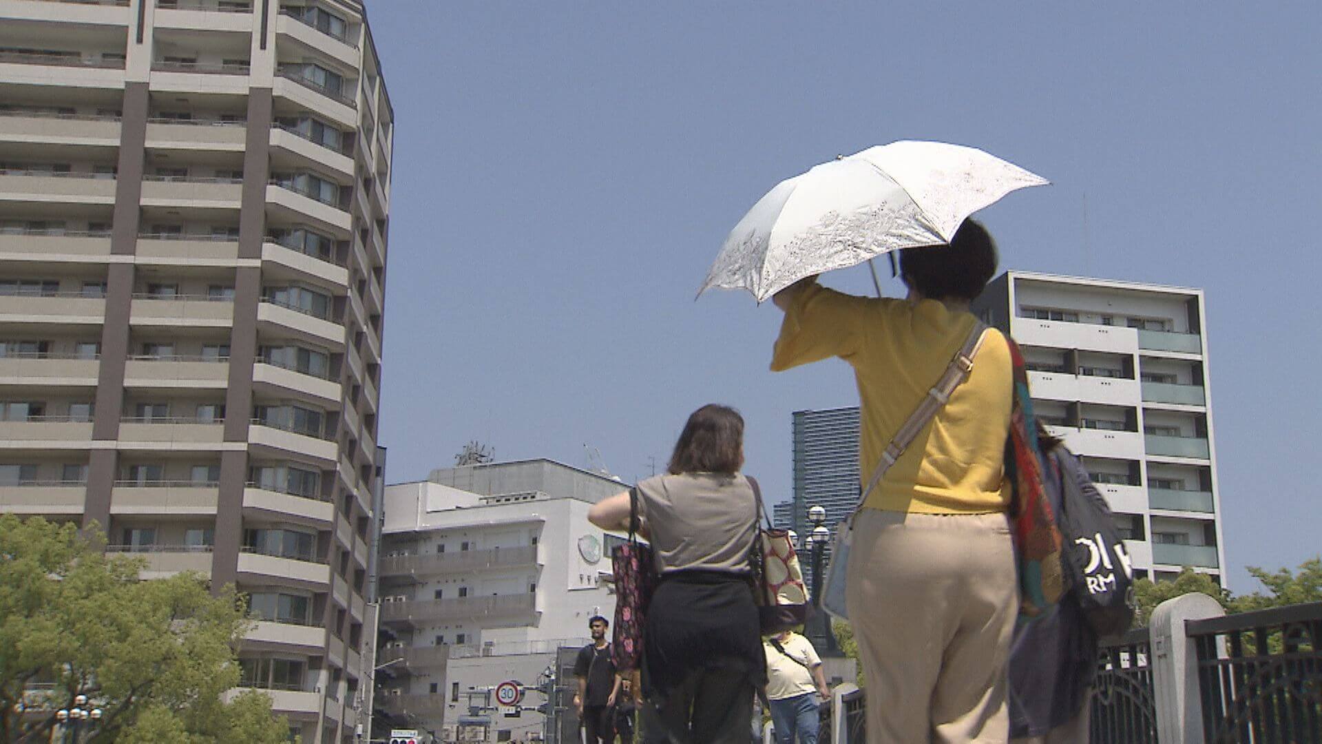 広島県内で今年初めて30℃超える真夏日に