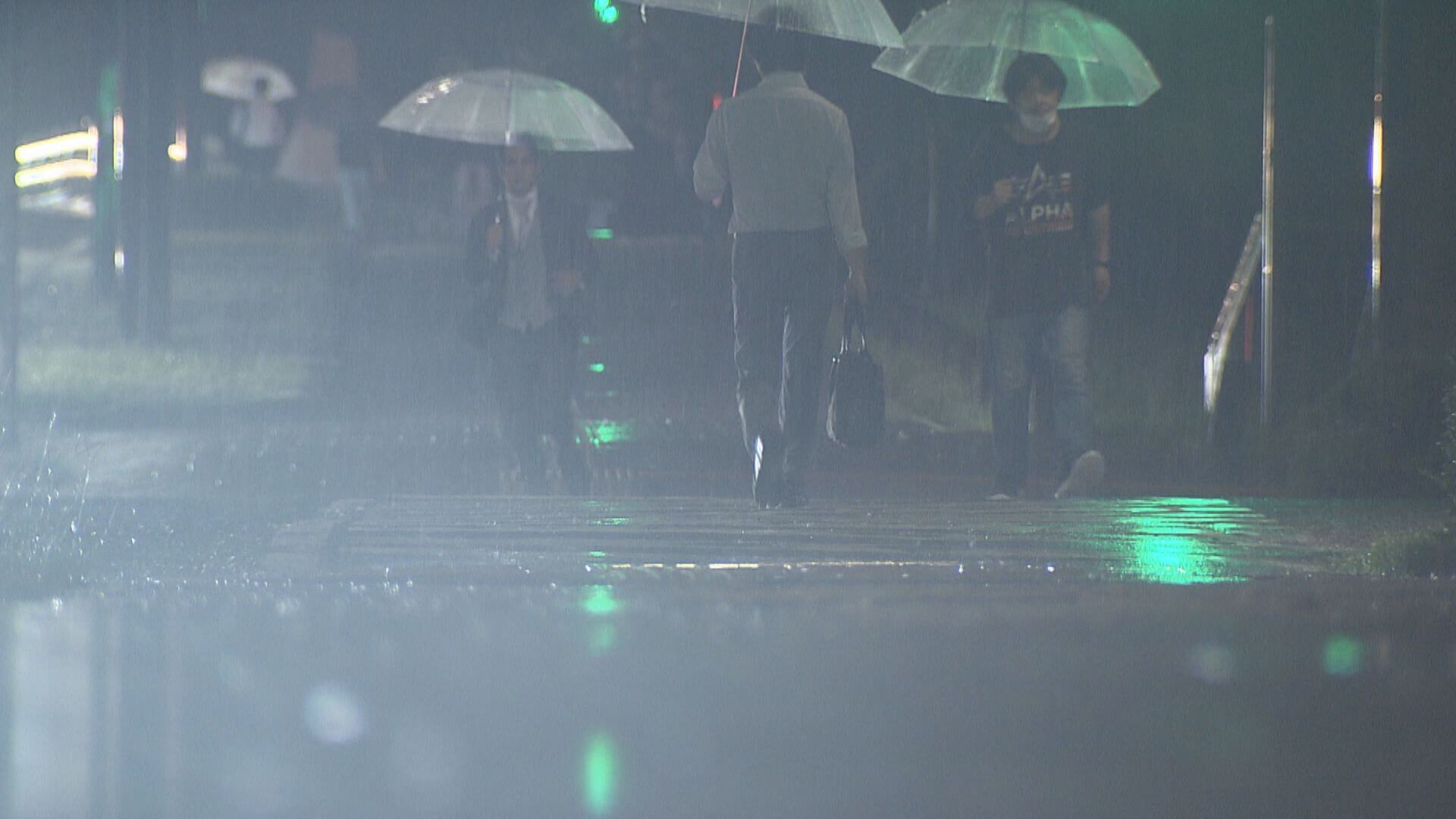 広島県８日から９日にかけ局地的激しい雨