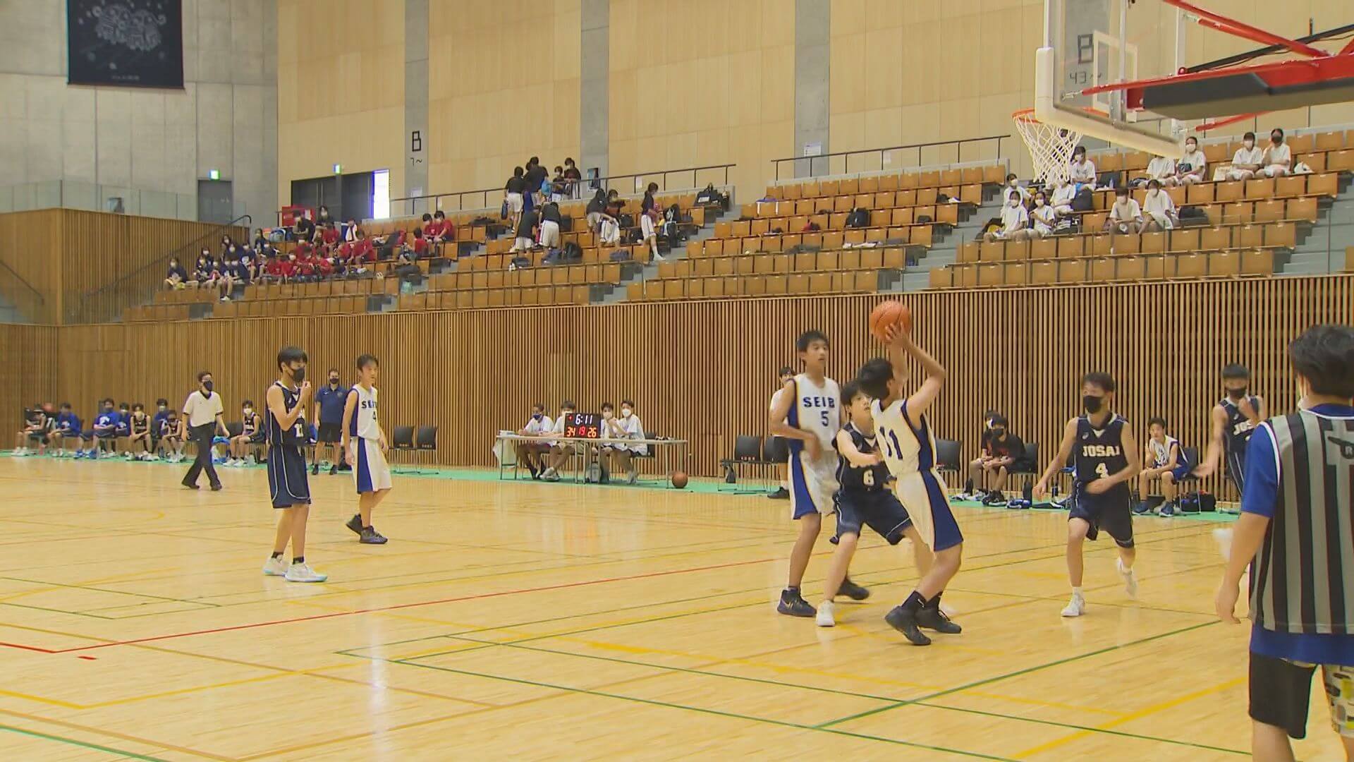 コロナ禍でも大会の機会を…英数学館 地元中学生のバスケ大会を開催　福山市