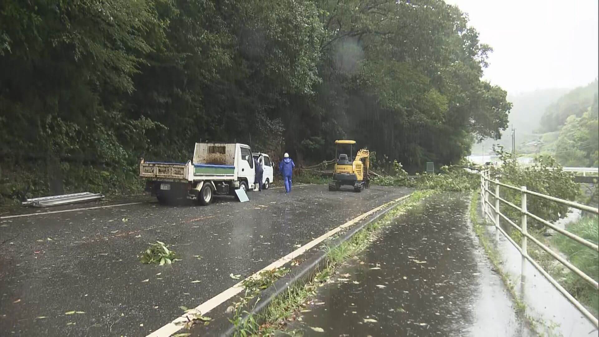 台風１４号　広島県への影響（１９日午前９時５５分現在）