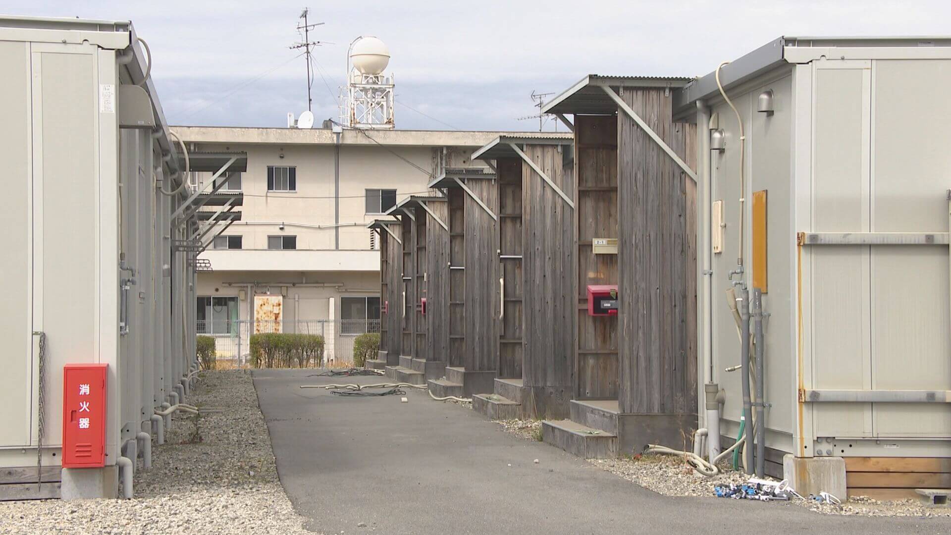 西日本豪雨　最後の仮設住宅　解体始まる　坂町