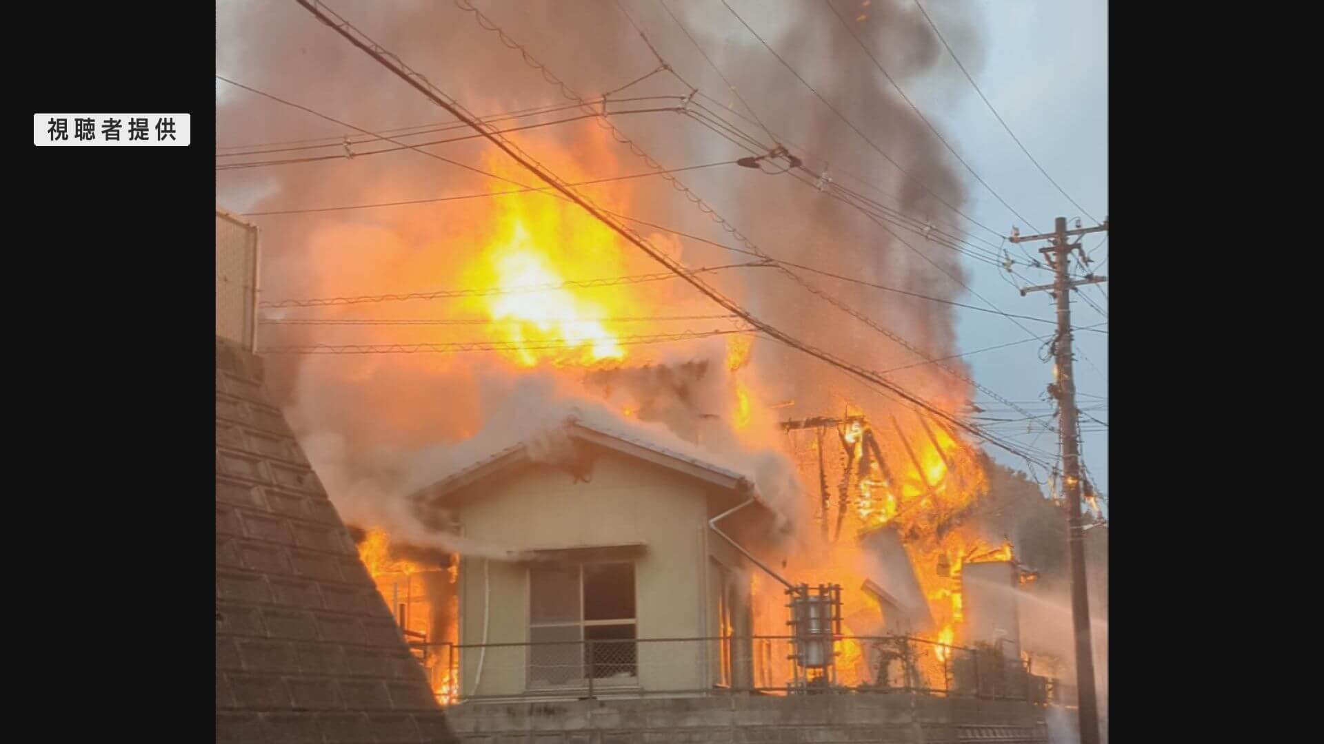 広島県内で火事相次ぐ　福山市と熊野町で住宅全焼