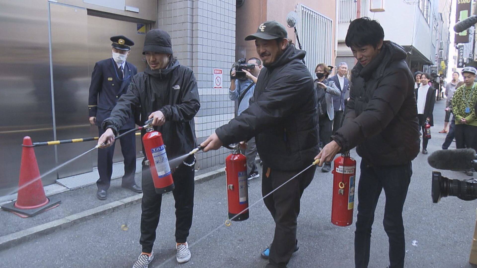 火災から２年　“エキニシ”で消防訓練　広島市