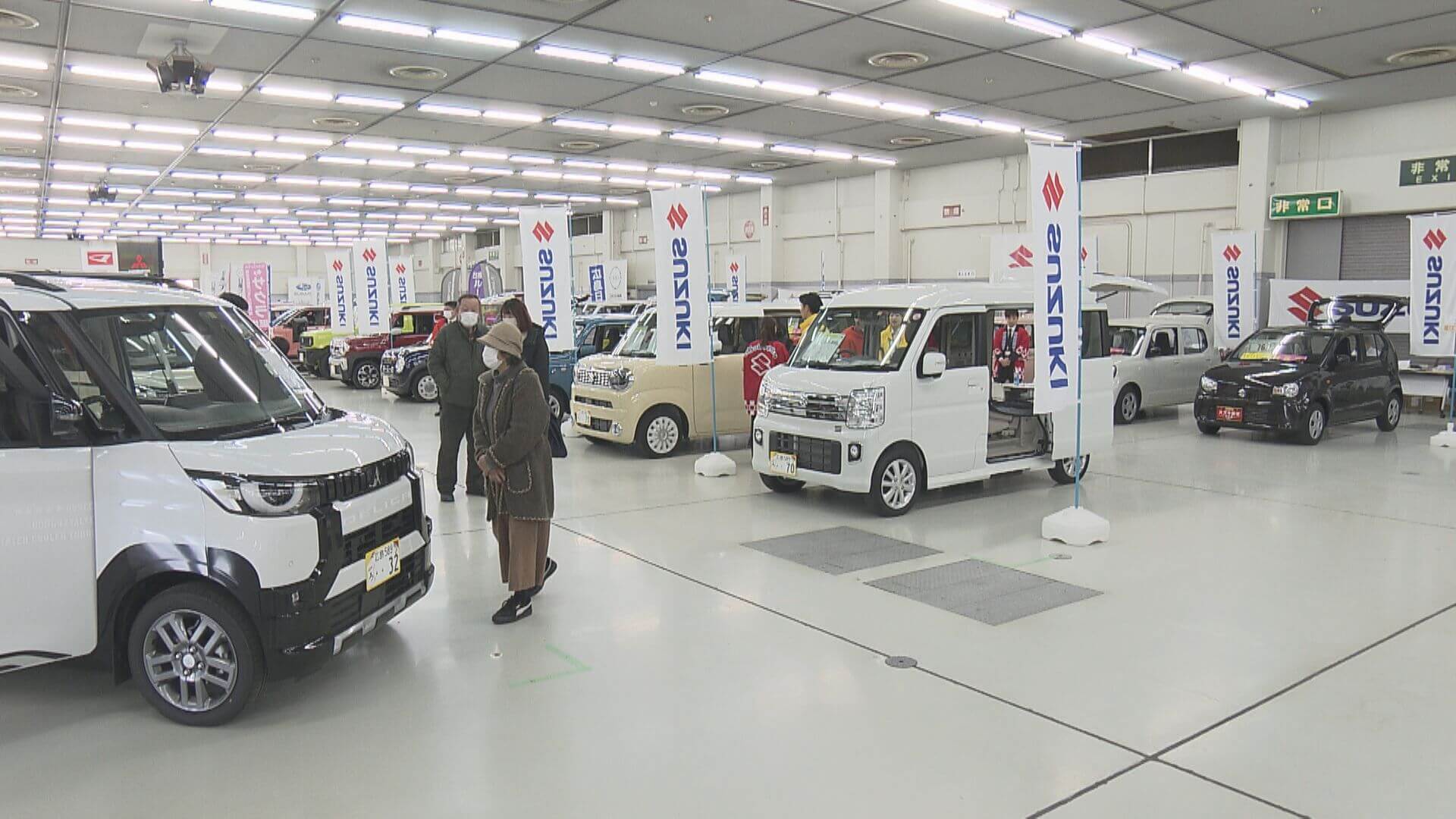 ４年ぶり 軽自動車大商談会開催　国内メーカー８社が集結　広島