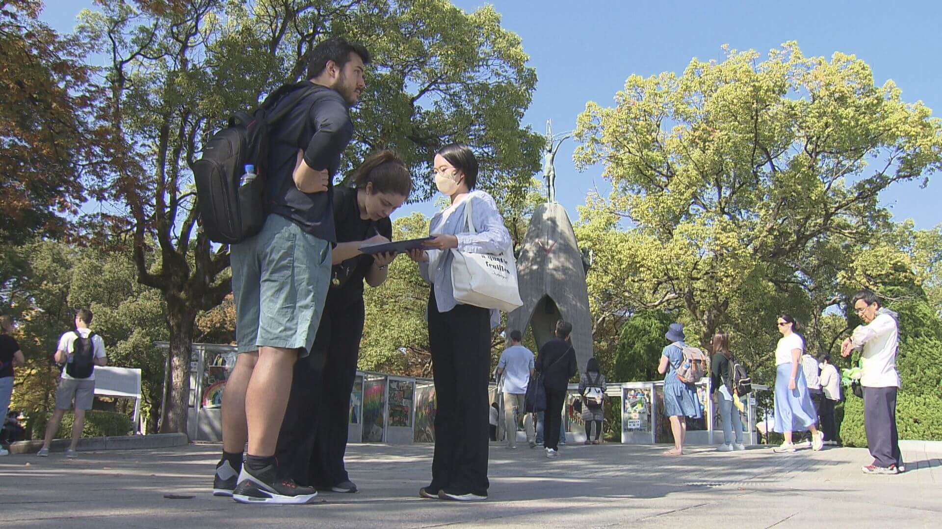 核禁条約会議にオブザーバー参加を　大学生が署名活動　広島市