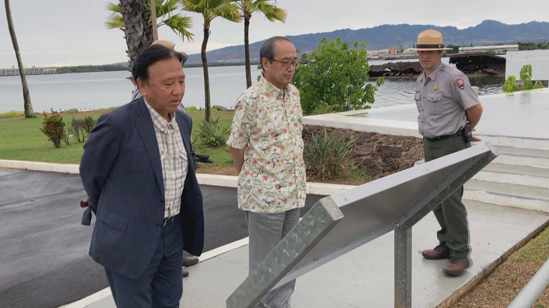 広島市の松井市長　ハワイ真珠湾訪問