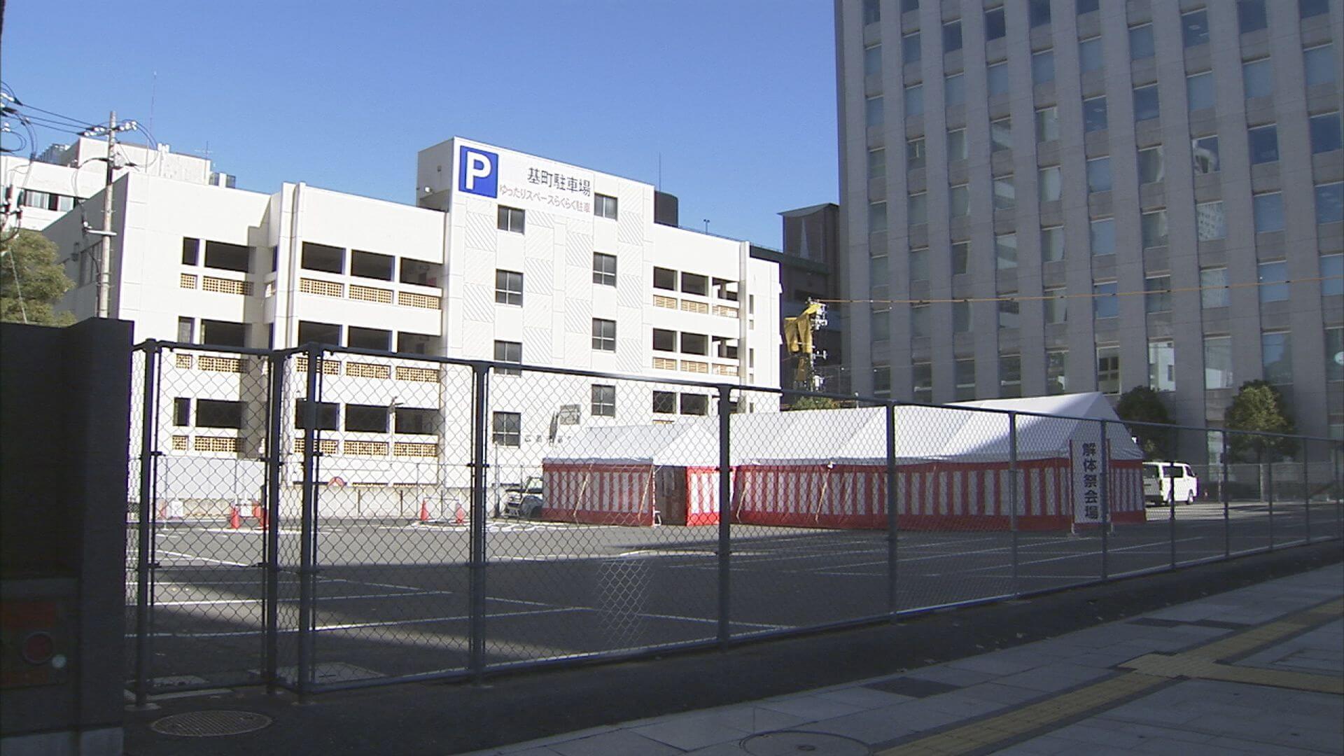 広島市中心部に新たなにぎわい　基町地区再開発へ向け１４日から解体工事始まる　３１階建てビルが完成予定