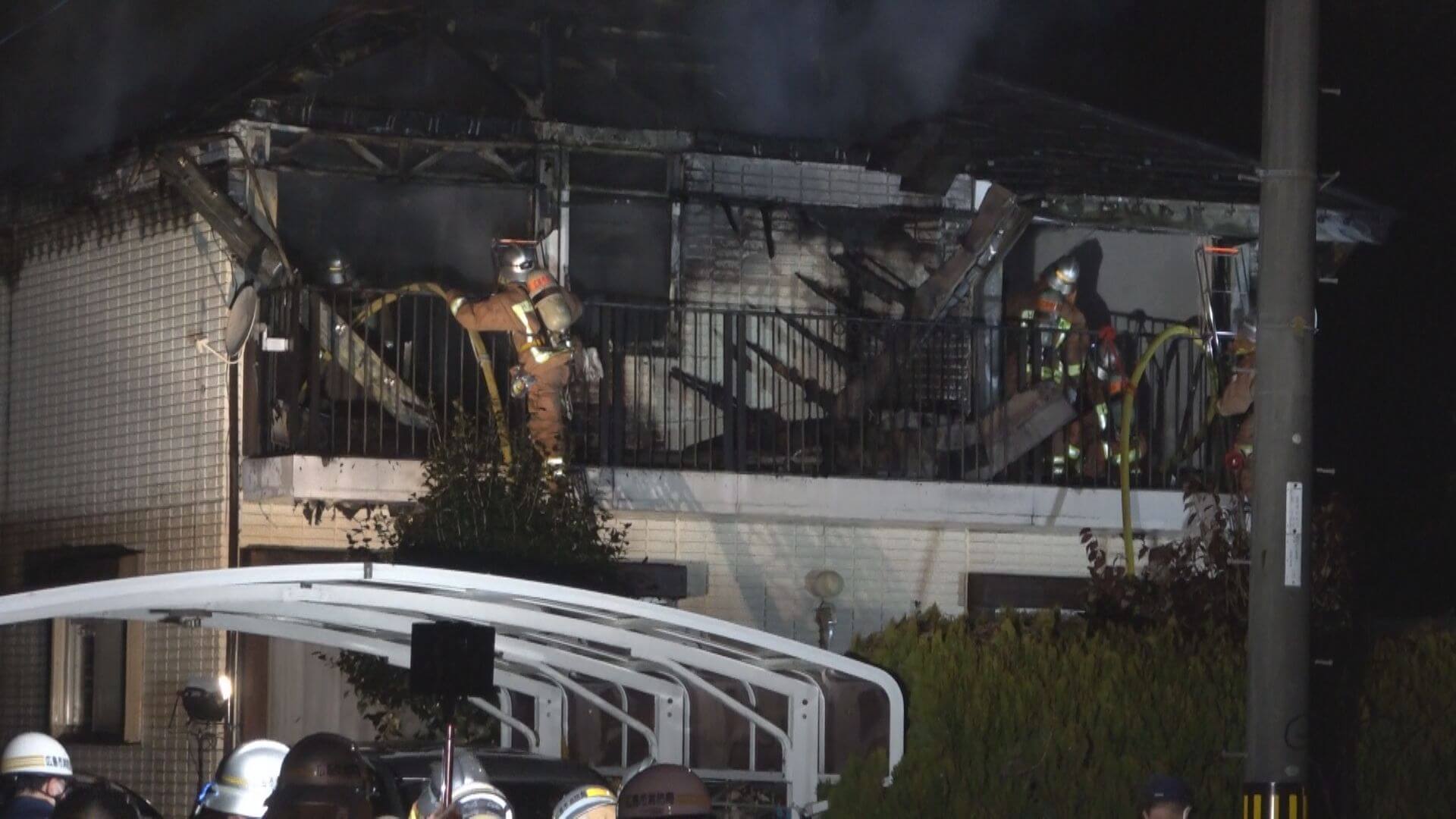 住宅火災で1人死亡　男性（５０）が死亡　広島市佐伯区