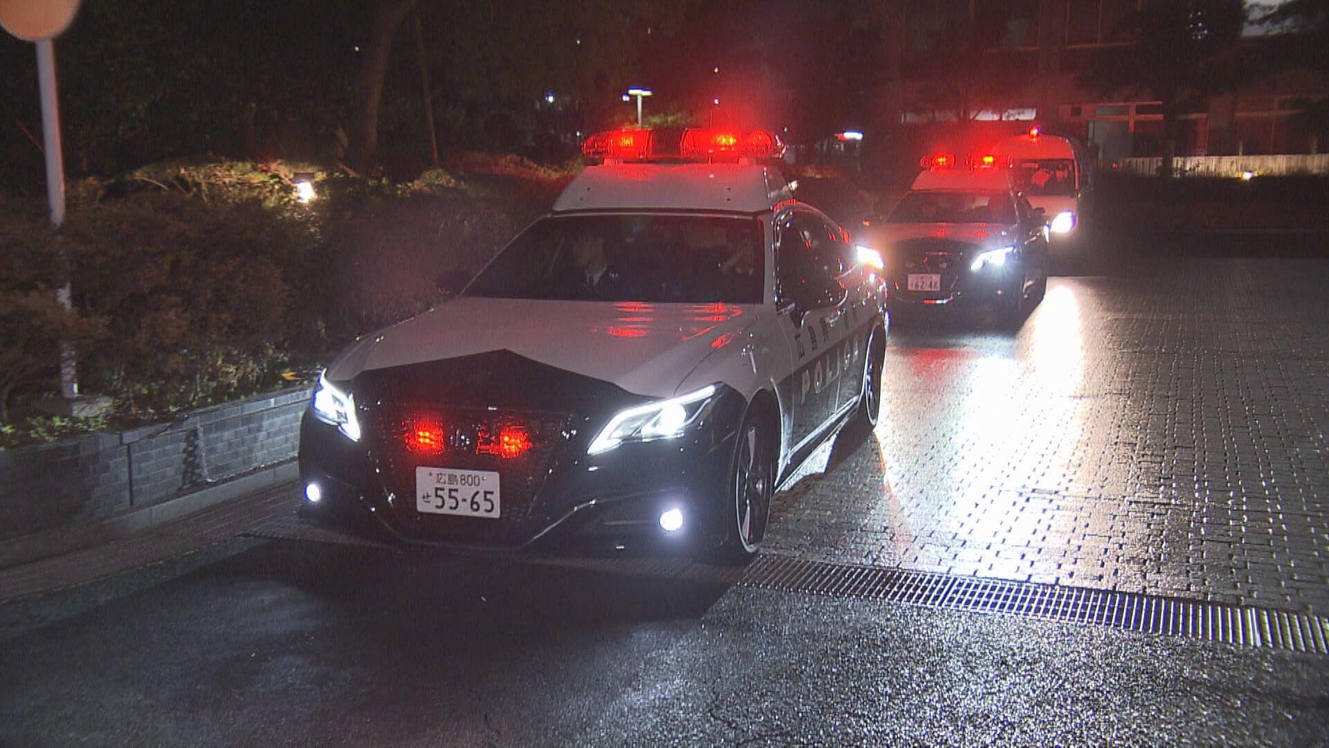 広島県警の自動車警ら隊が被災地へ　空き巣など犯罪防止　広島