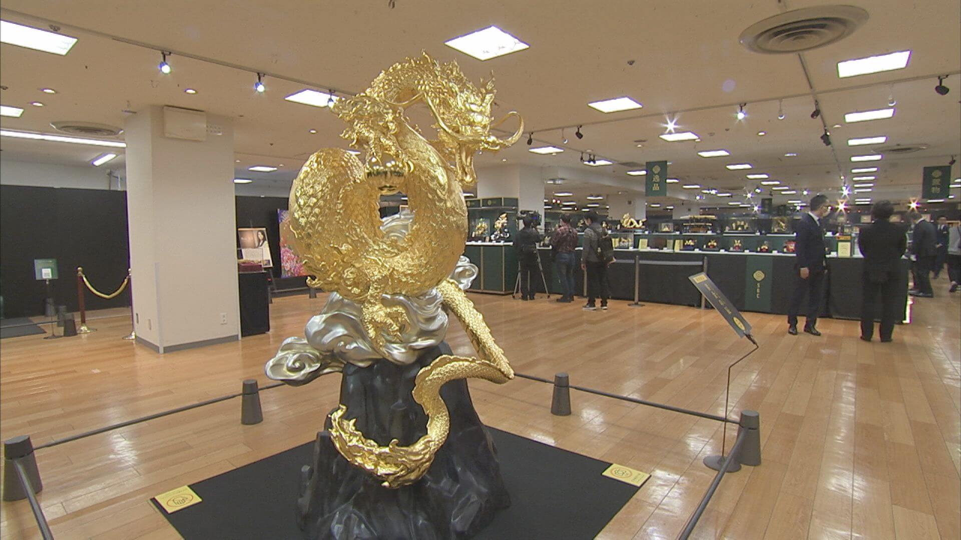「大黄金展」始まる　１６億円超の展示も　広島市