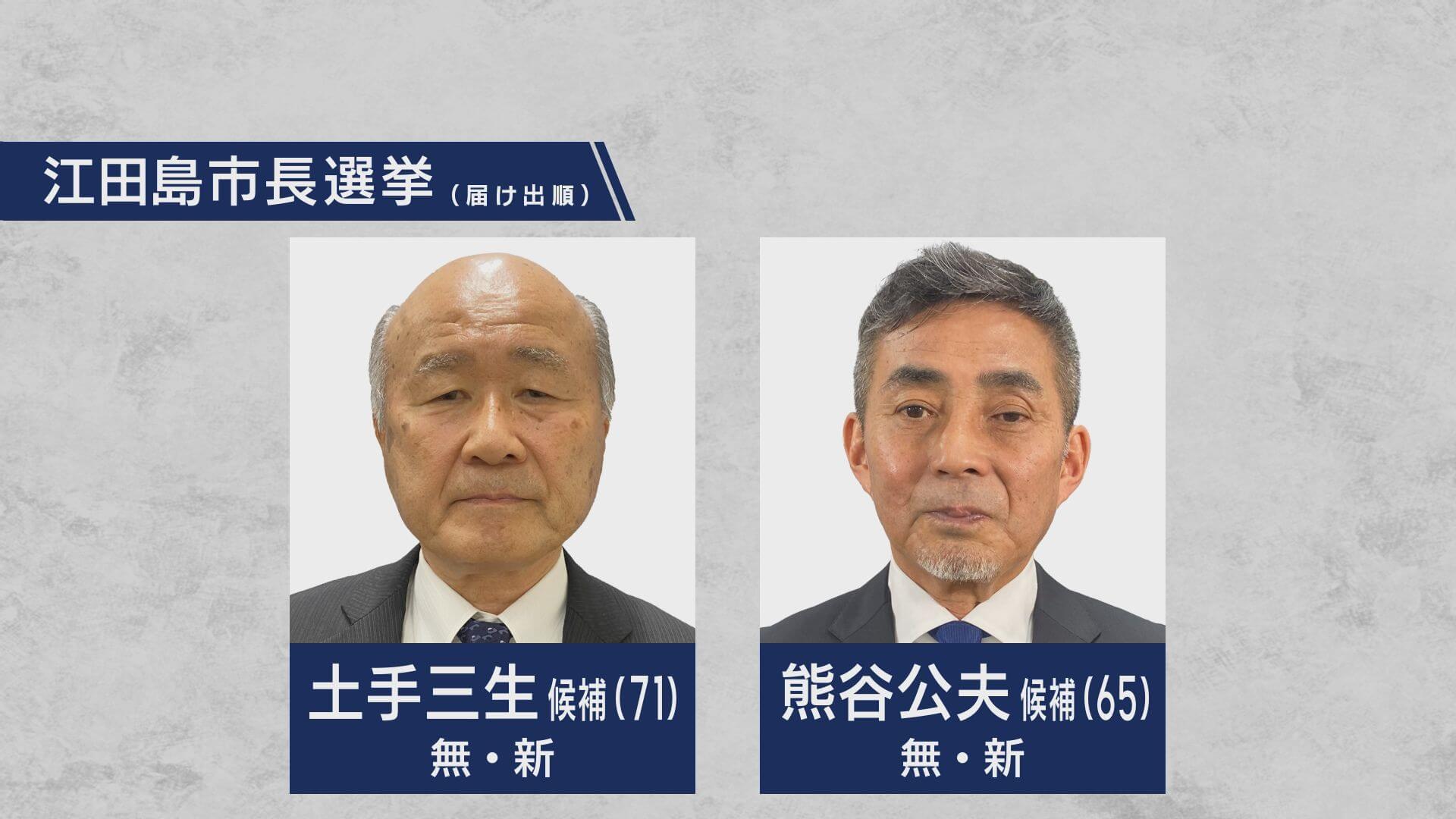 ８年ぶりの選挙戦　新人一騎打ちの江田島市長選挙で投票進む（午後５時現在）