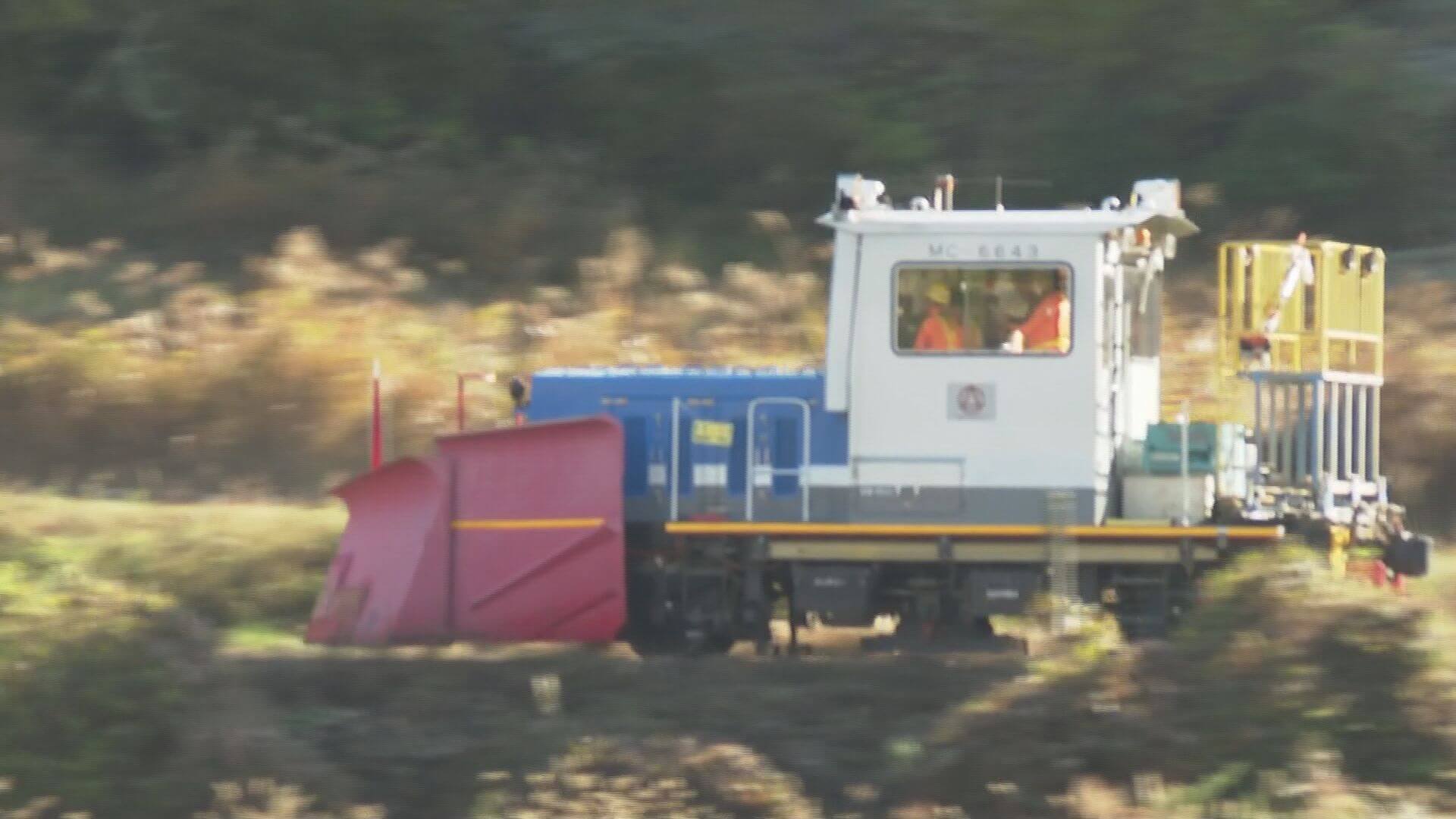 冬への備え　ラッセル車試運転　広島・庄原市