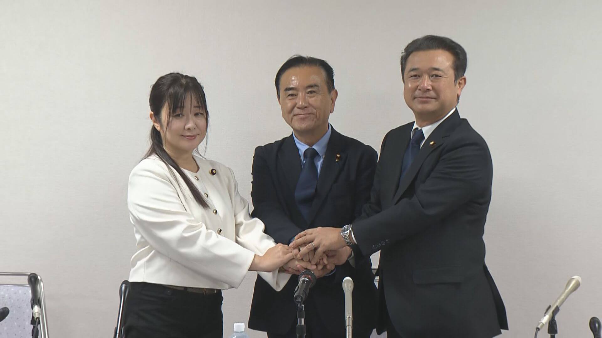 “候補者一本化”立憲現職２人が会見 森本真治議員を公認へ　広島