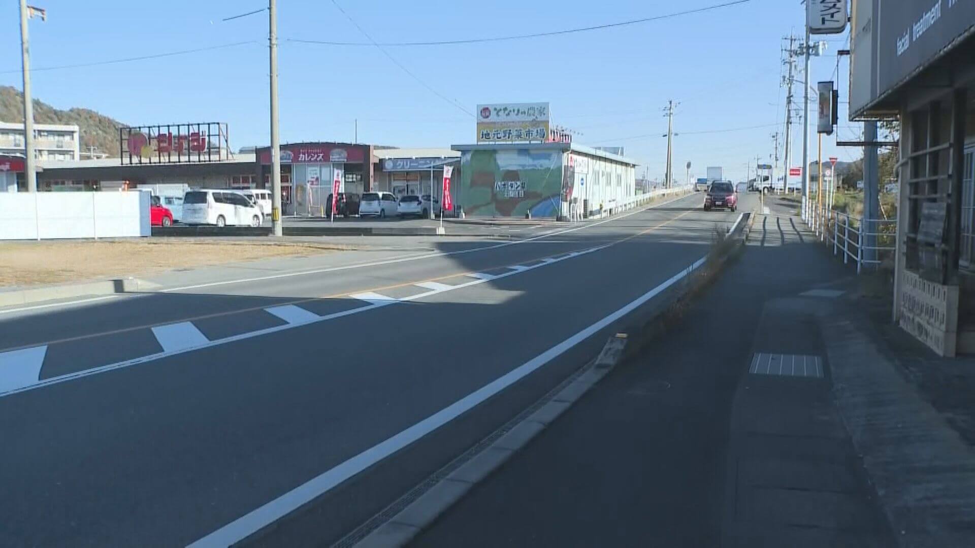 横断歩道ない国道を横断中にはねられる 女性（７６）死亡　広島