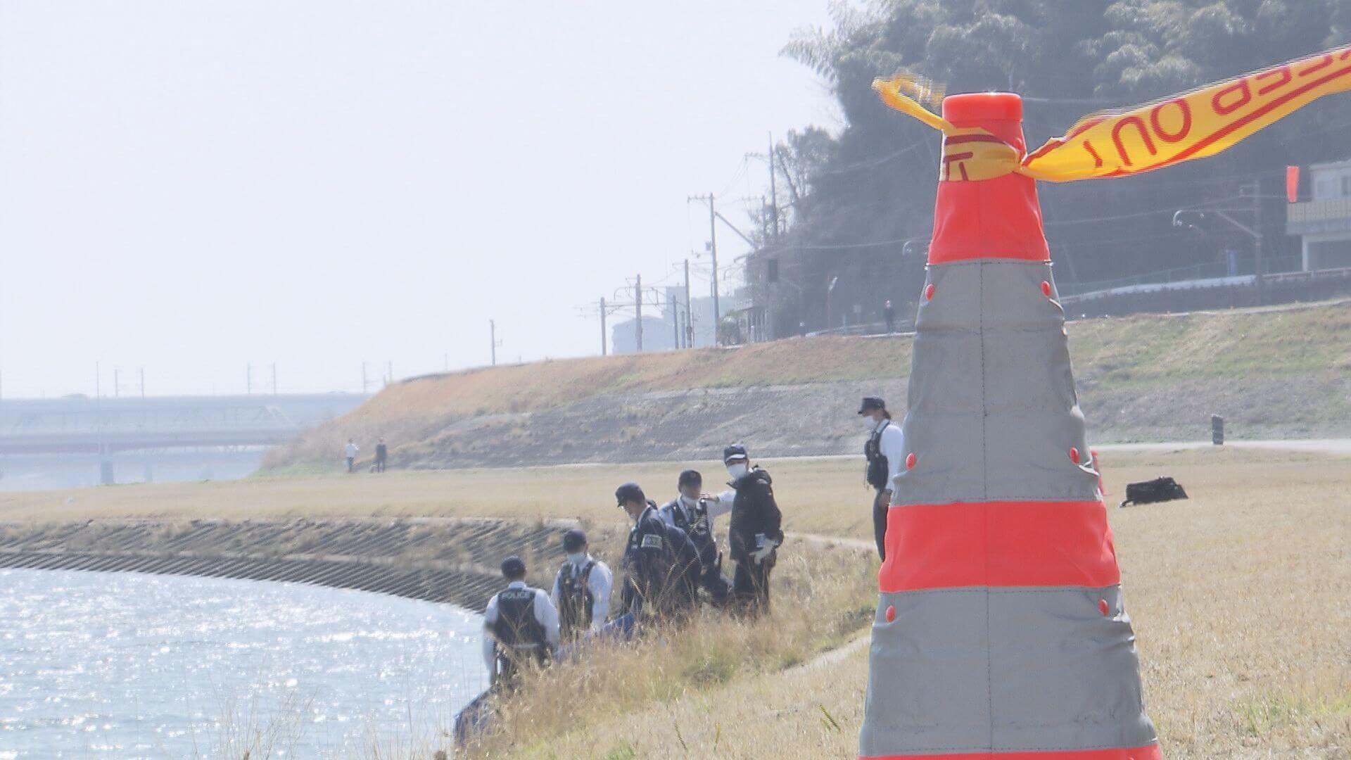 太田川放水路で高齢男性発見　救助するも死亡確認　広島市西区