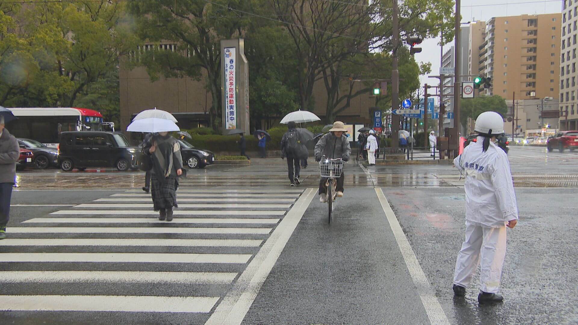 横断歩道での事故多発　県警「ながら運転は危険」　広島