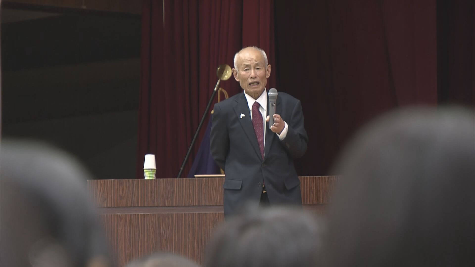 「若い世代が平和な世界を」日本被団協 箕牧さんが地元中高生に証言　広島