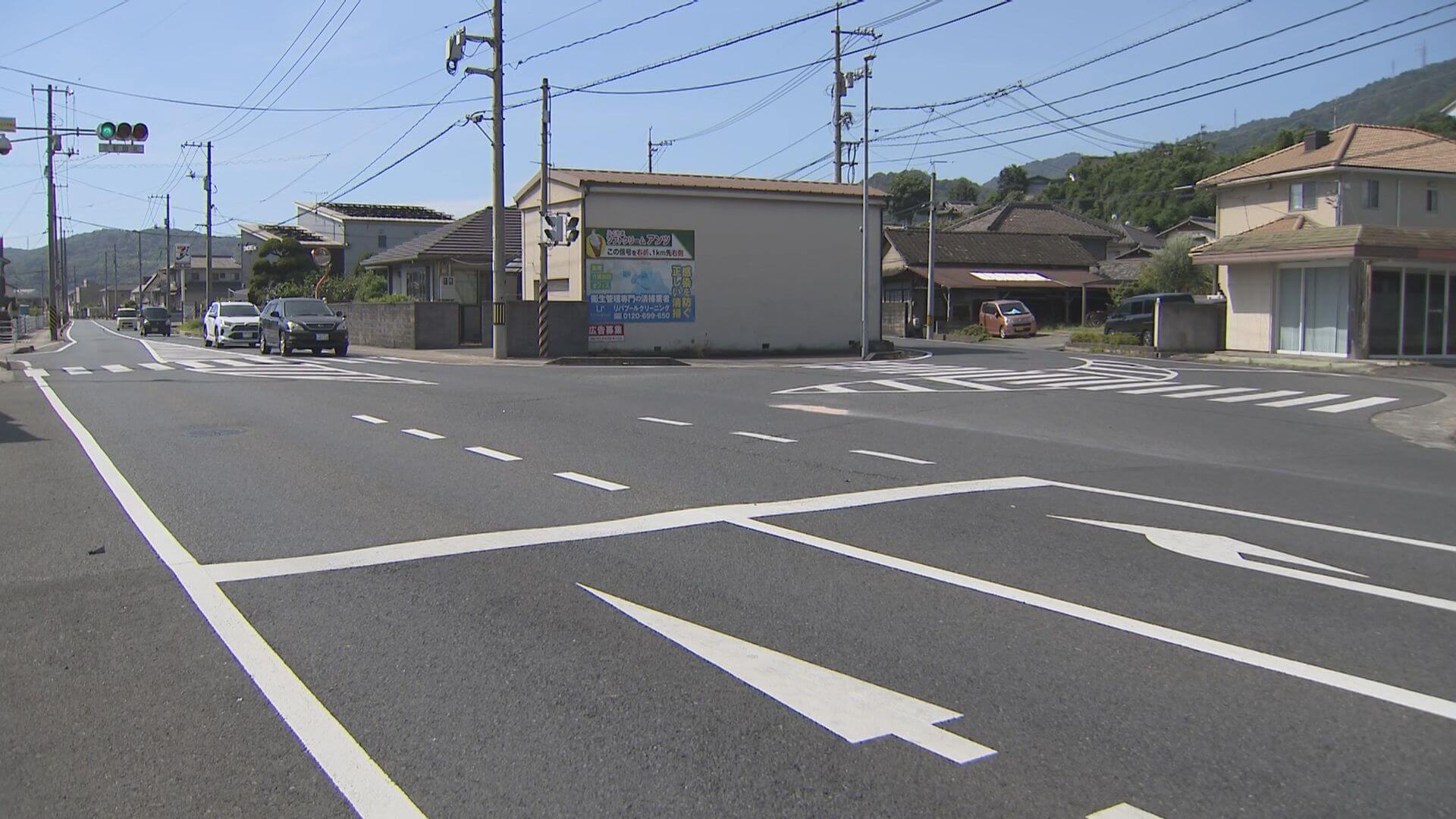 福山市で交通事故　原付運転の高校生が死亡