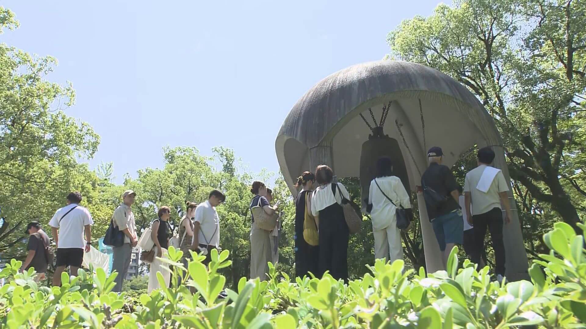 【広島】８０回目の終戦の日に「平和の鐘」