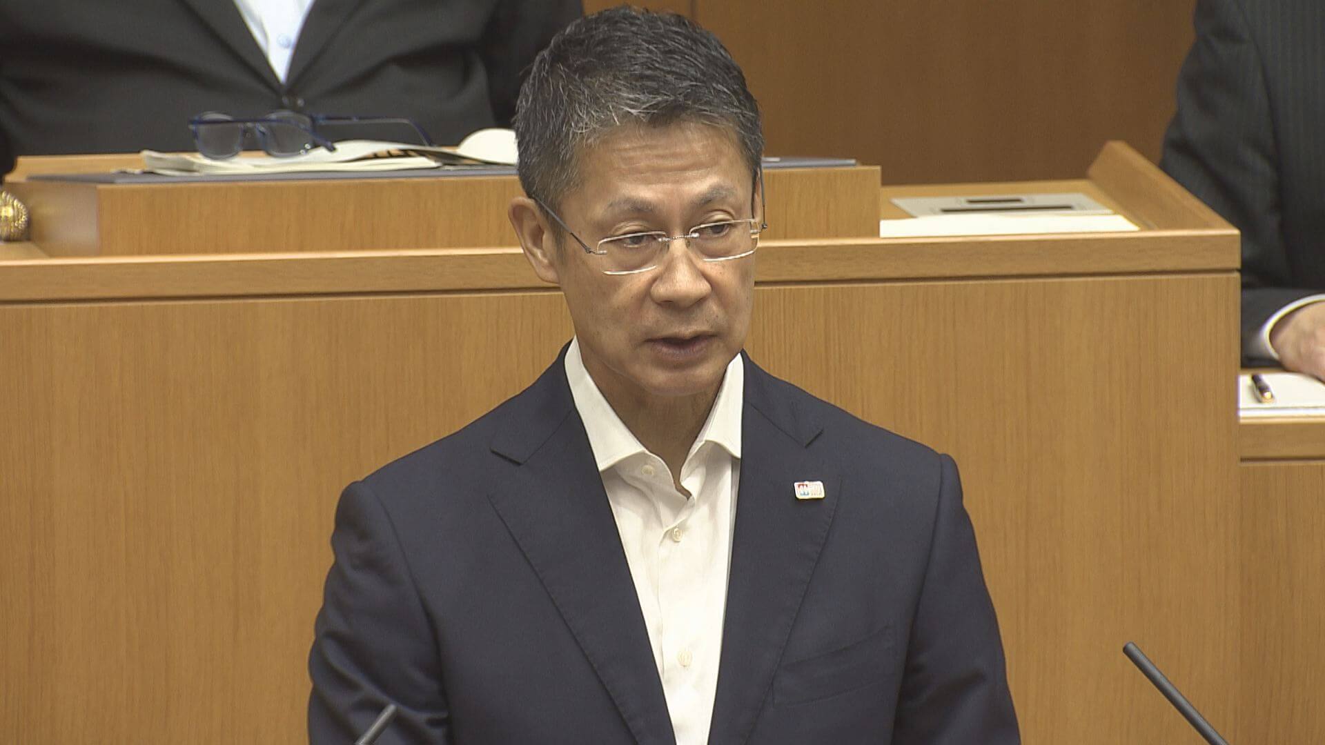 湯崎知事　任期最後の県議会　９月定例会開会　広島