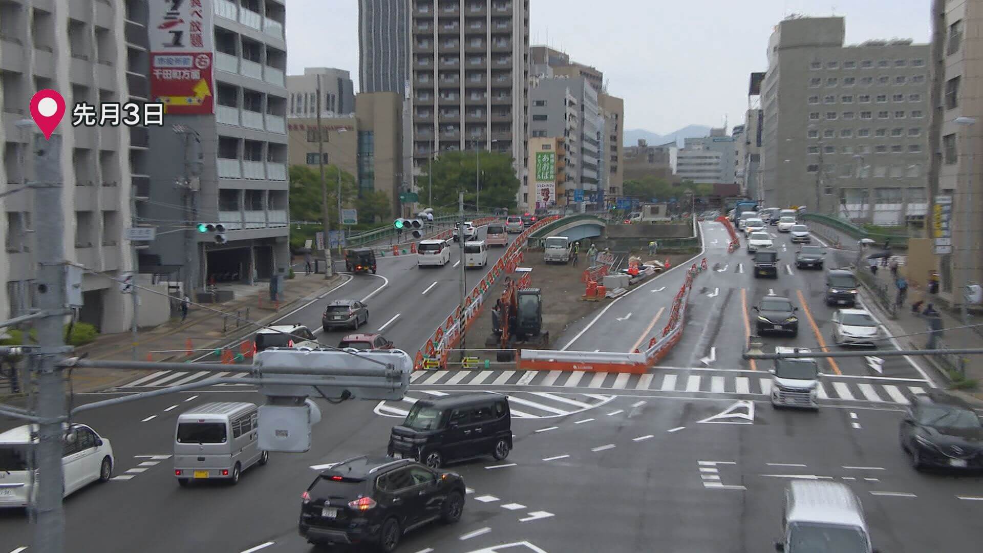 西広島バイパス　 車線規制で約４分増加　延伸工事で迂回路の利用増加も　広島