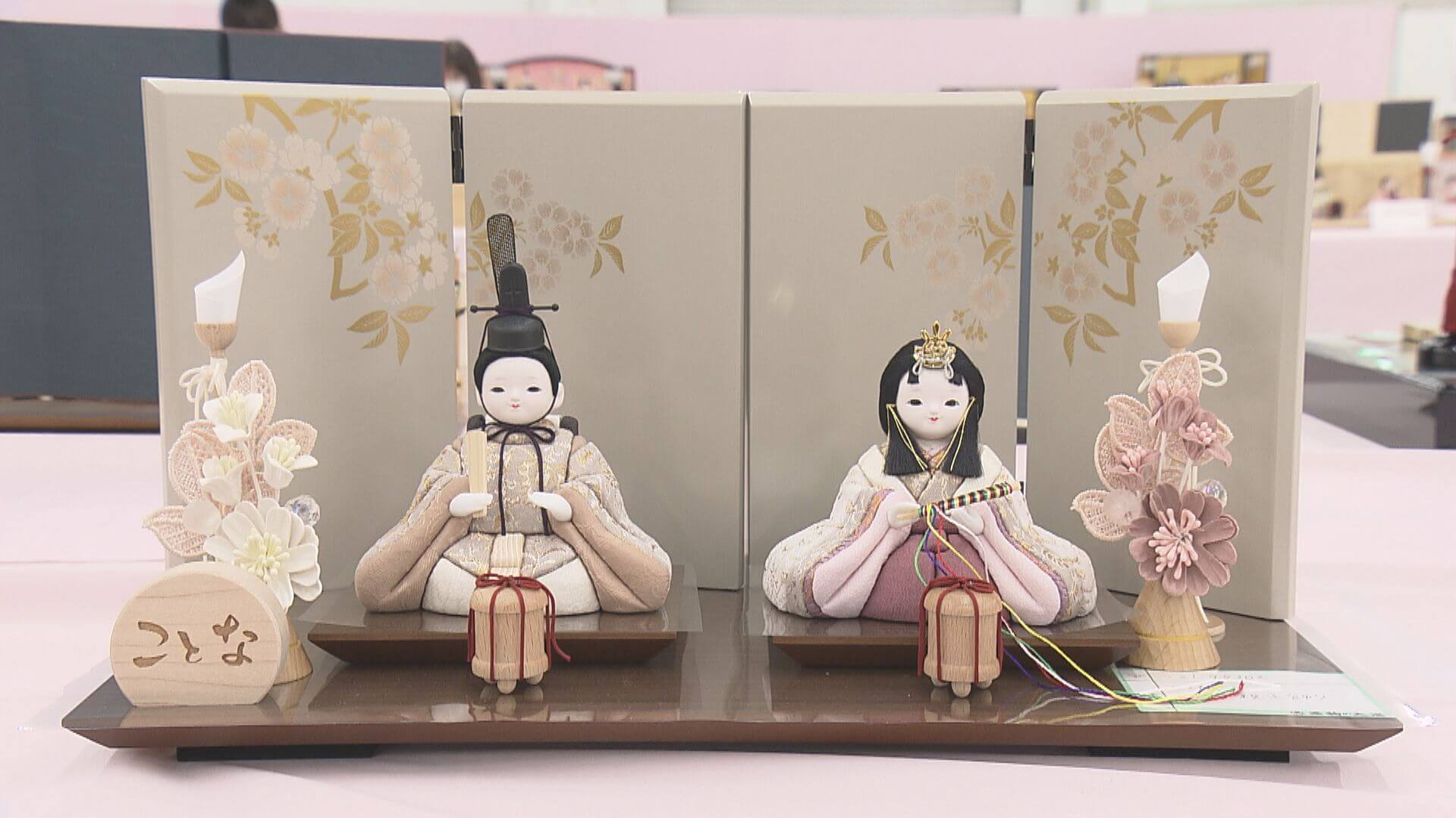 「すくすく育って」新春恒例！ひな人形の展示会　広島