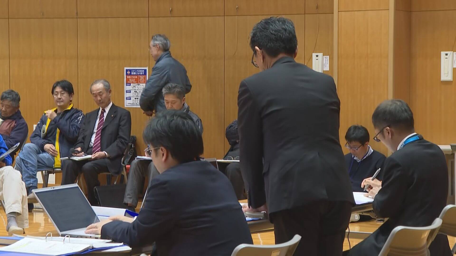 東広島市の河内高校　県立高校再編めぐり説明会　地元住民ら撤回など求める