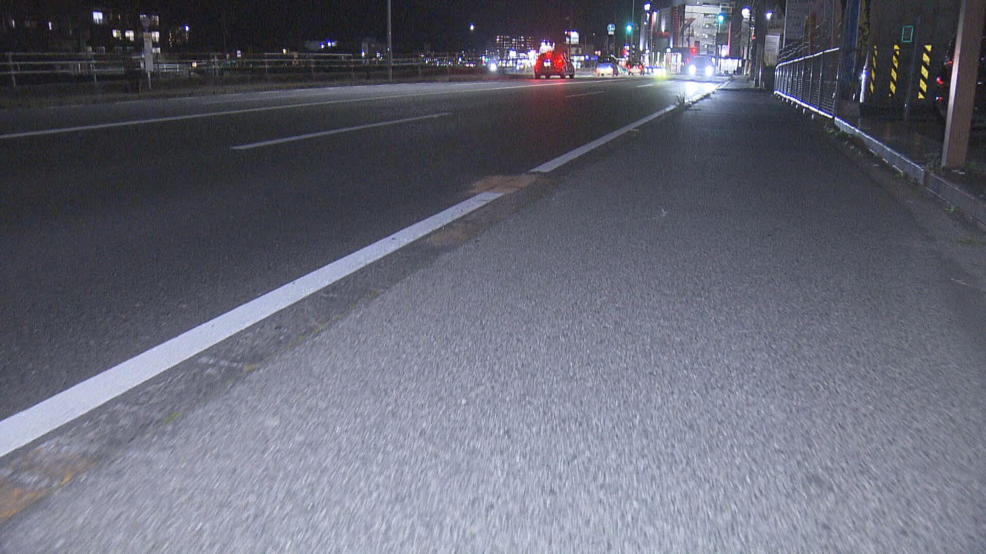 国道２号で歩行者が車にはねられ死亡　娘も重傷【広島・海田町】