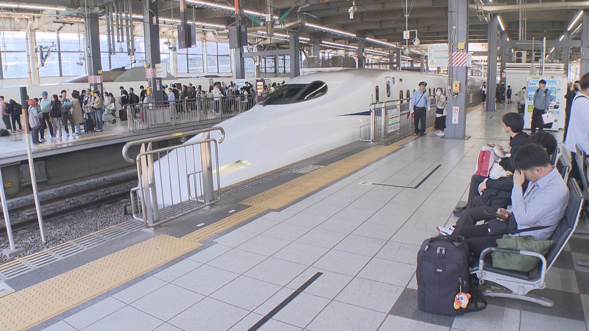 ＧＷ後半に混雑のピーク…新幹線予約率　前年比１５％増加