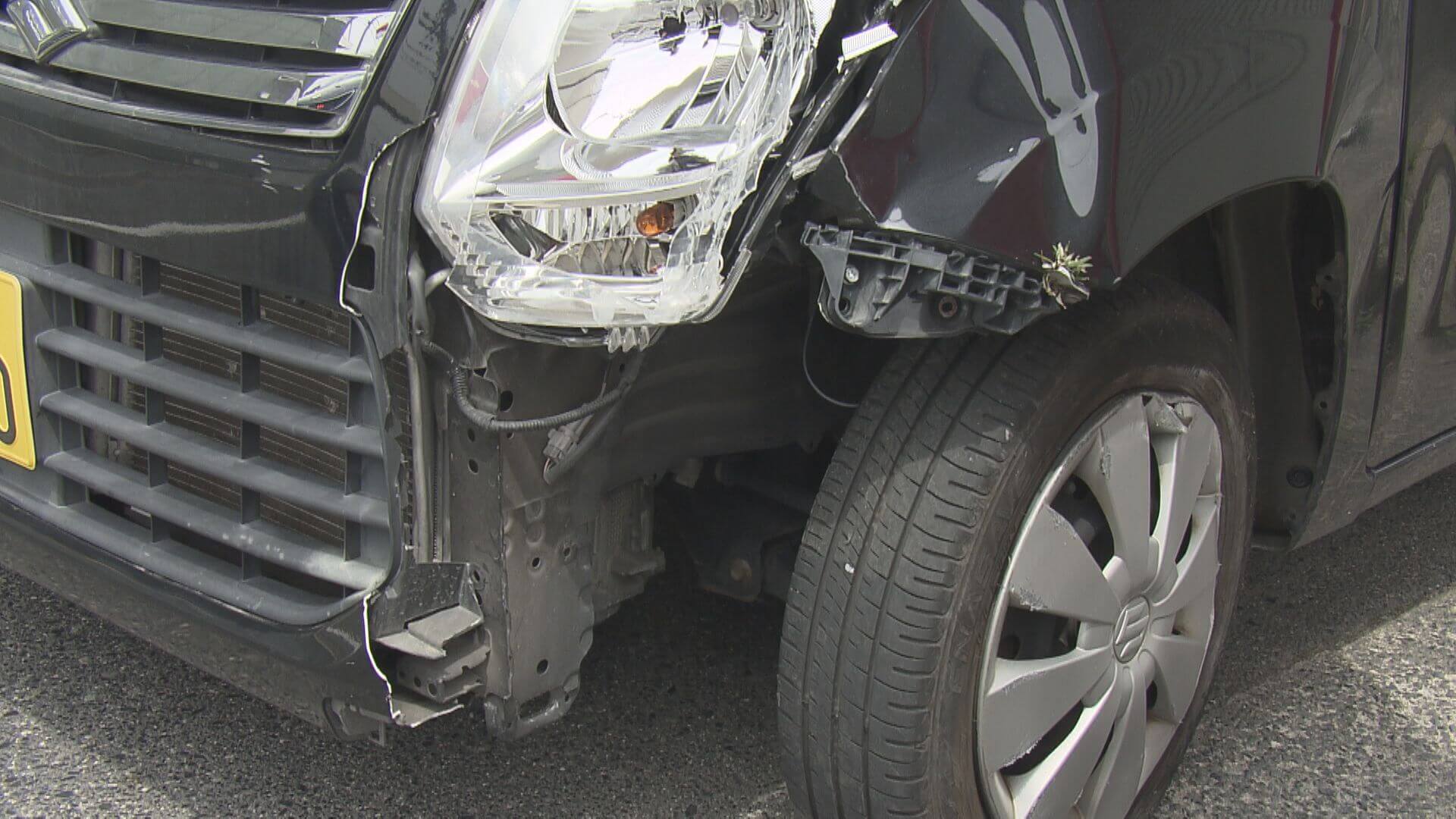 「ブレーキとアクセルを踏み間違えた」姉妹はねる直前に複数の事故か　広島