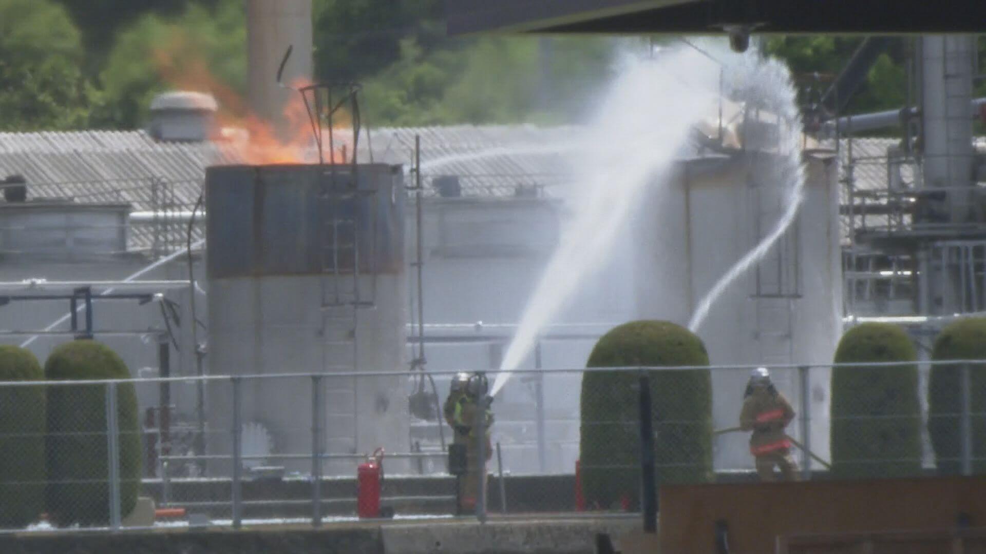 製薬工場でタンク爆発　５人けが　有害物質は確認されず　広島・三次市
