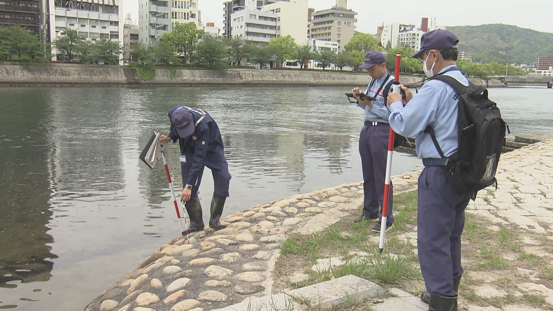 「安全に水辺を活用して」　ＧＷ前に河川の一斉点検　広島
