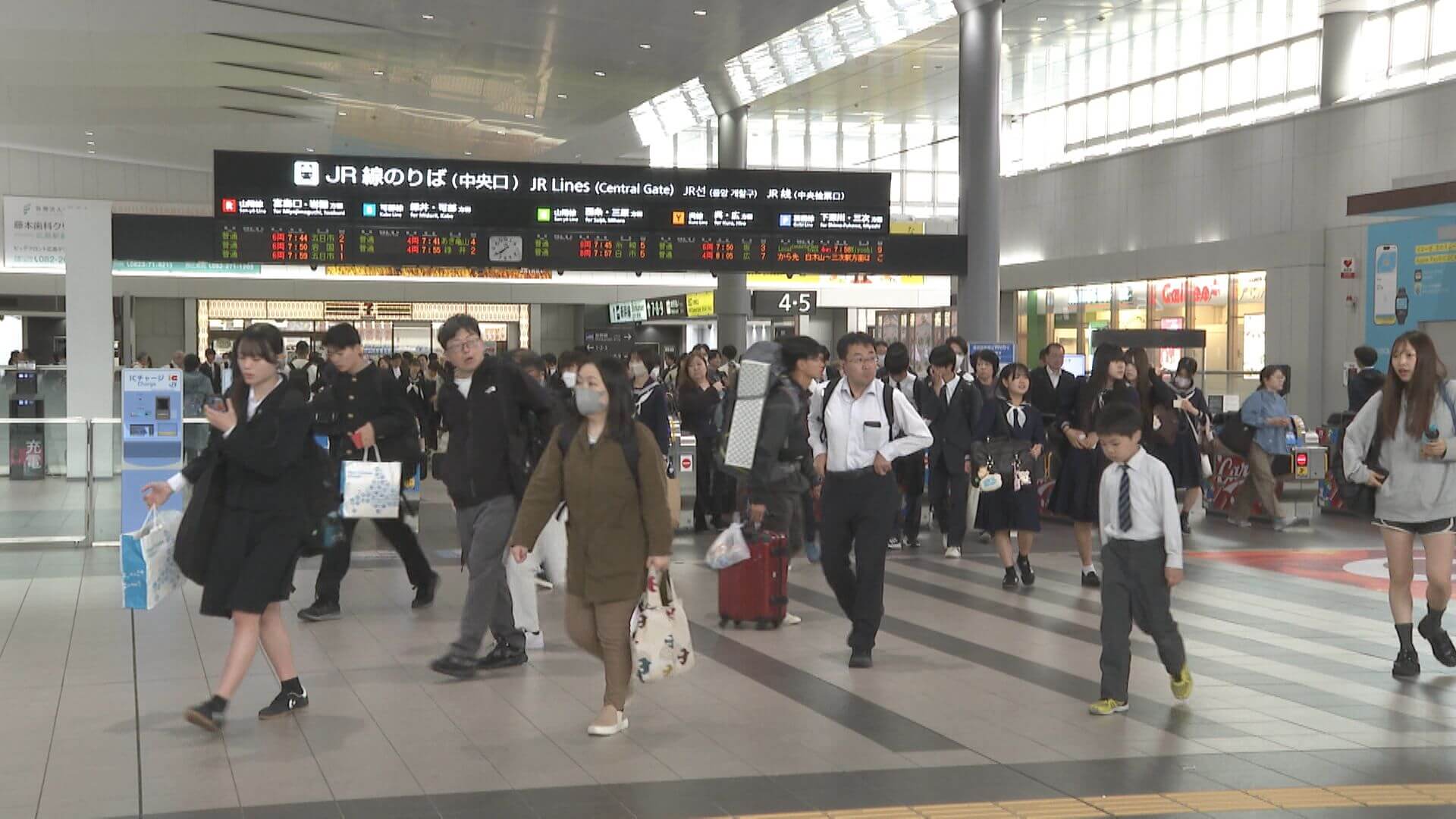 「まだ休み気分が…」ＧＷ明け通勤風景戻る　広島