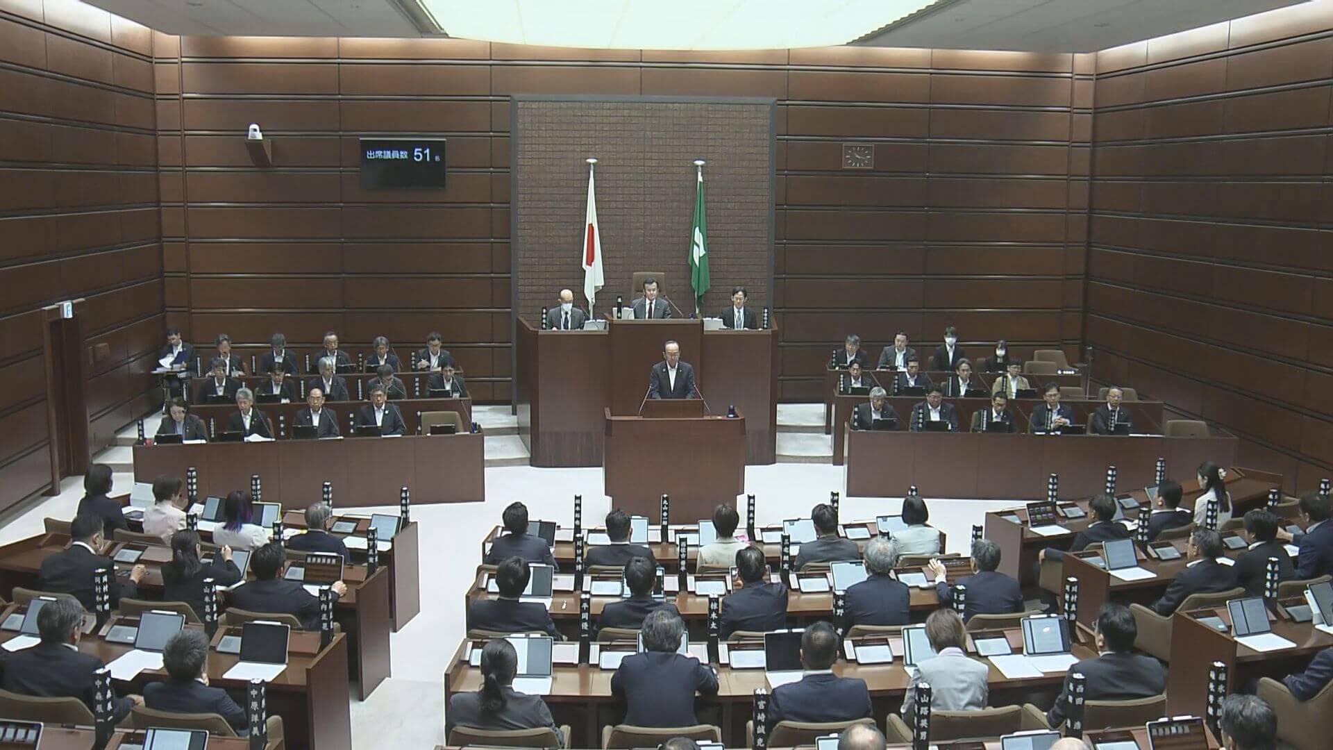 広島市議会６月定例会開会　松井市長５期目の出馬表明へ