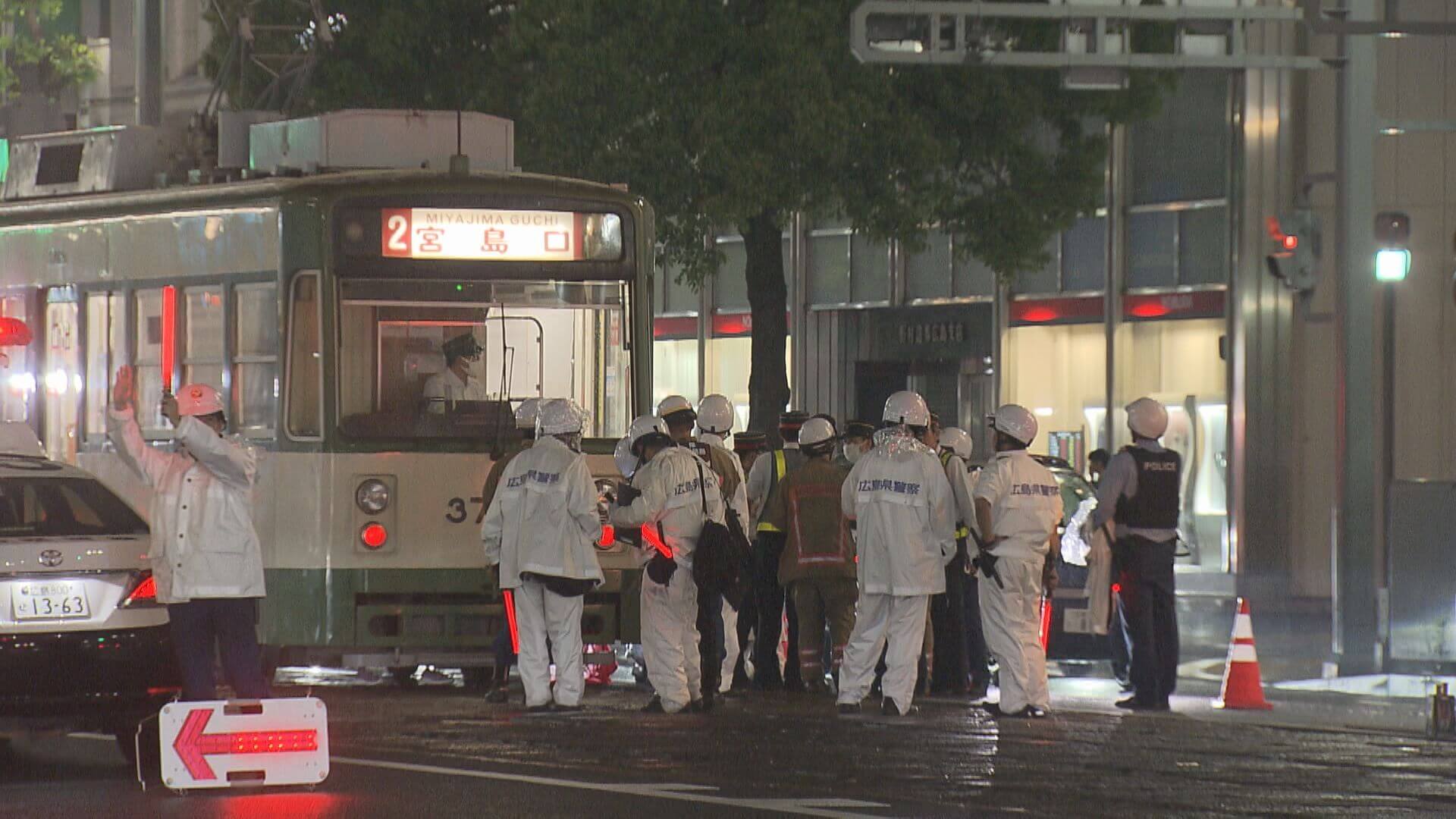 広島電鉄６０代運転士を書類送検　去年５月路面電車がスイス人２人はねる