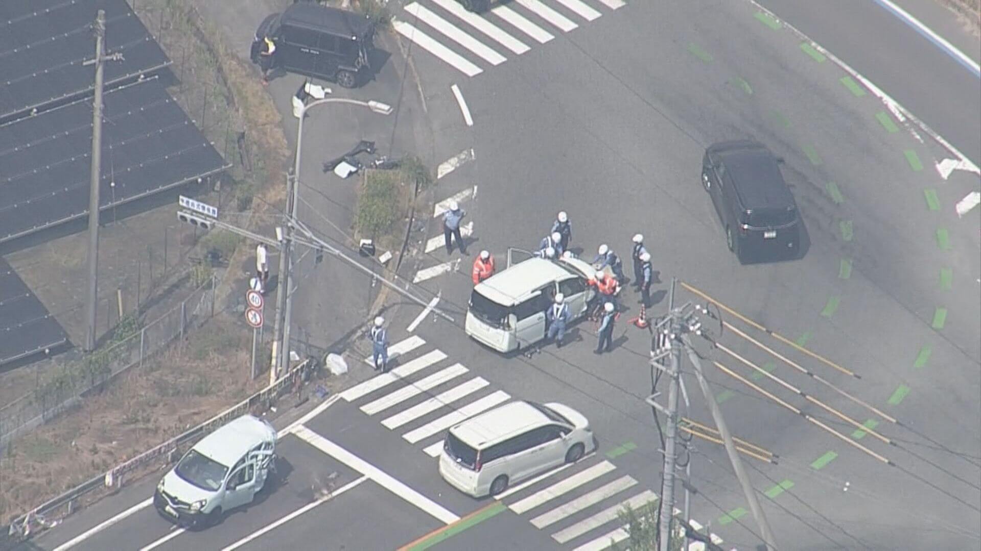 しまなみ海道 出入口付近　車５台の事故　８人重軽傷　広島・尾道市