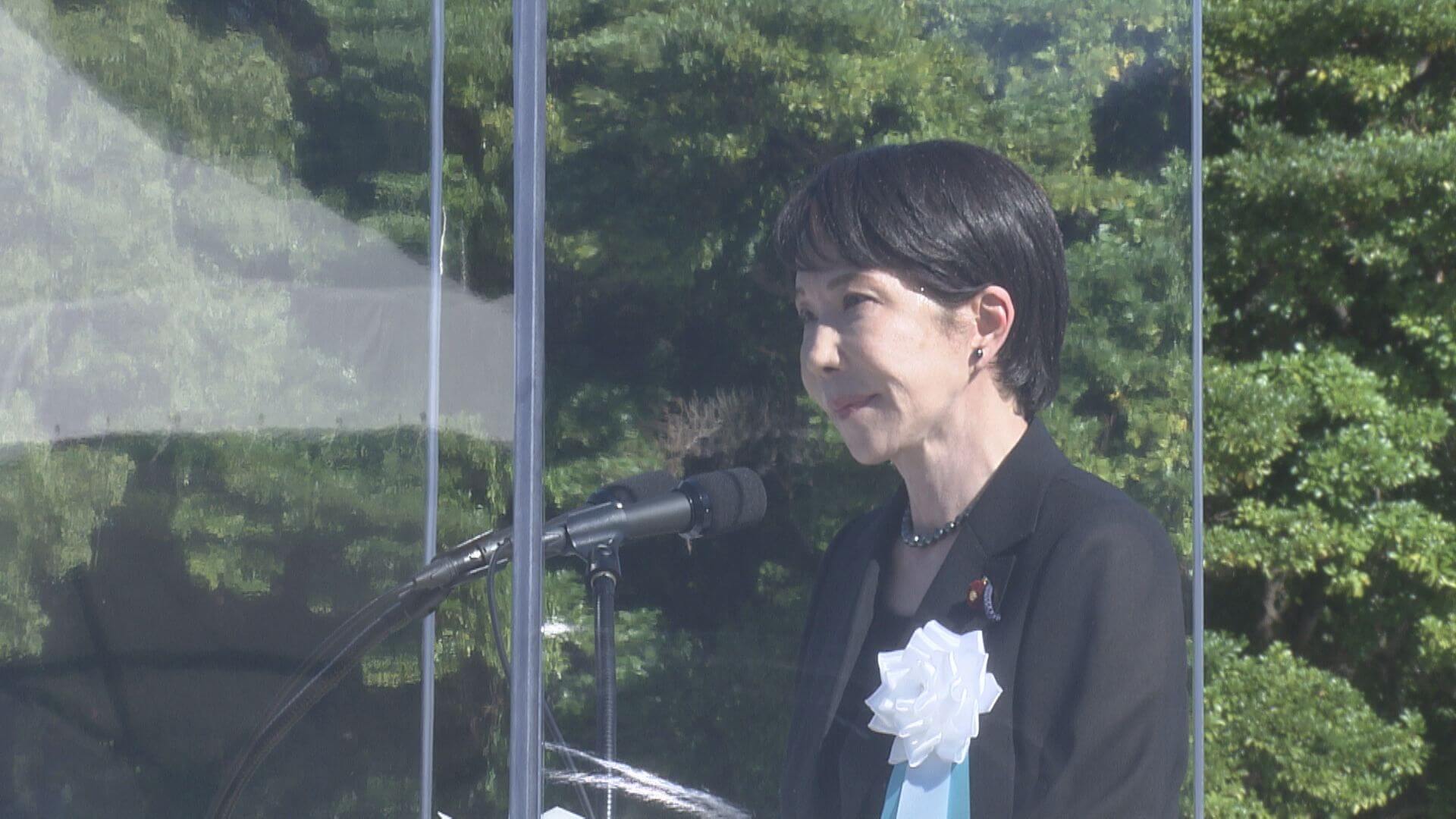 高市総理「非核三原則 堅持している」　就任後初の平和記念式典　広島