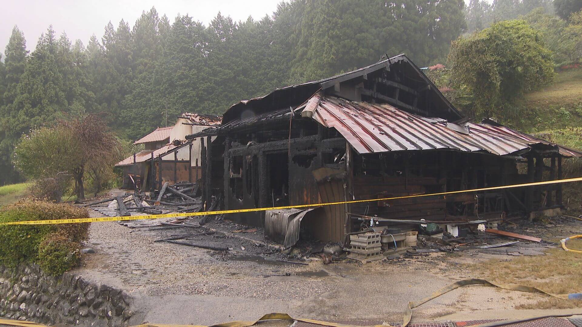 広島・安芸太田町で住宅全焼　１人死亡　住人の８０代男性と連絡取れず