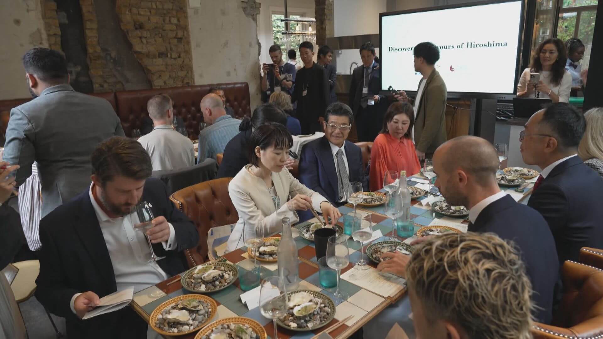 広島県産カキをロンドンでPR　イギリス市場への輸出目指す