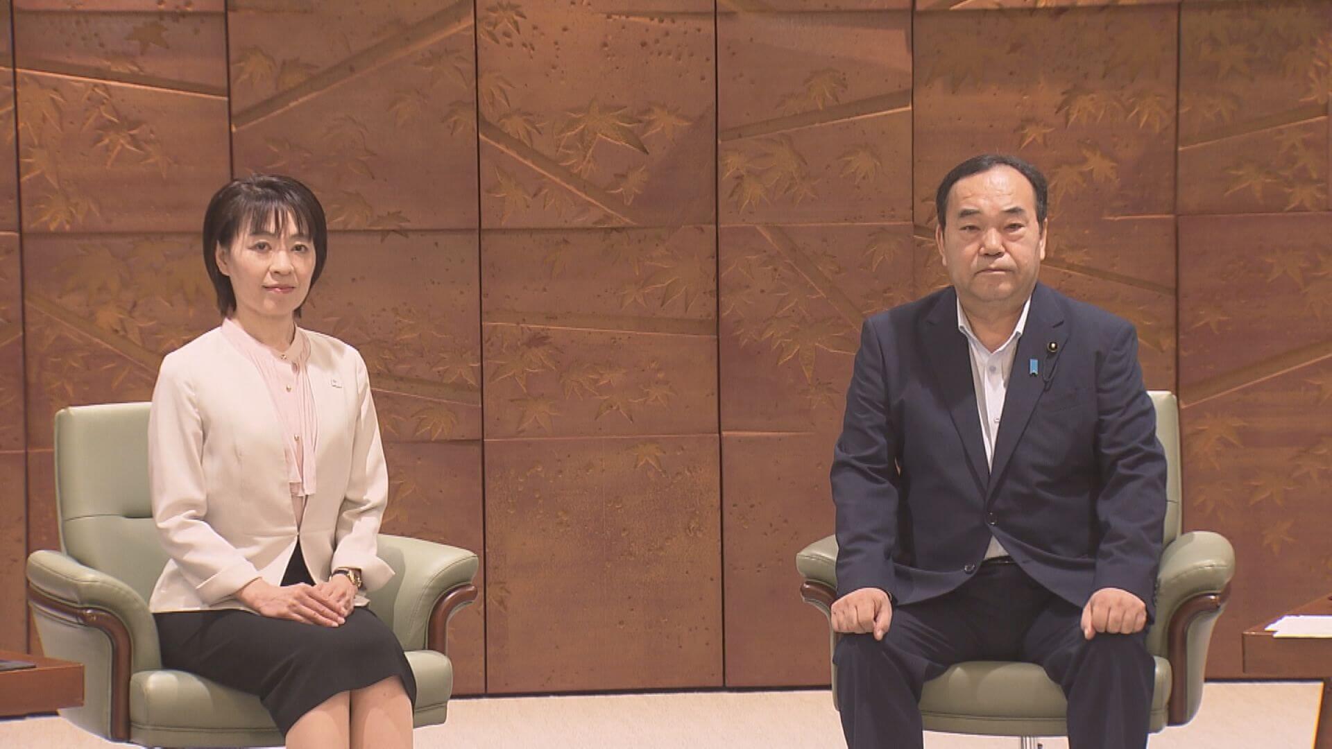 知事と議長が県の課題を意見交換　９月県議会での補正予算案審議を前に　広島