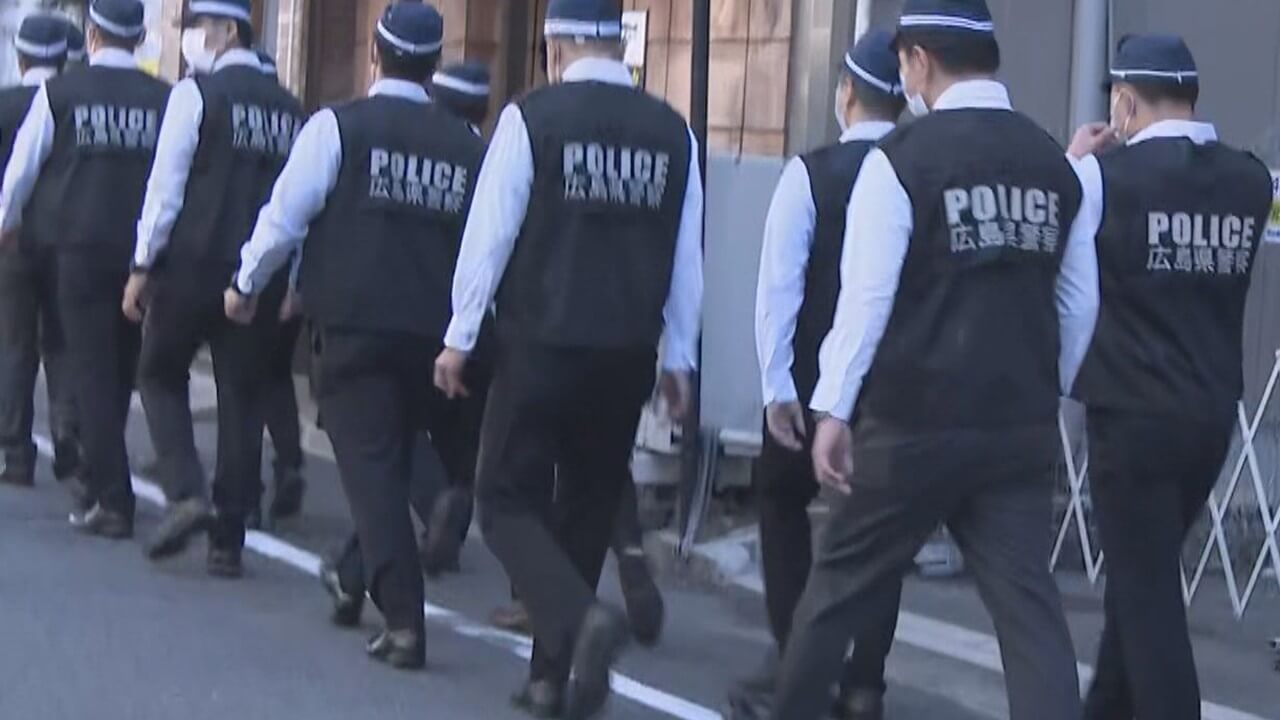 広島市の傷害事件で暴力団事務所を捜索　30代男性にけがをさせた疑い
