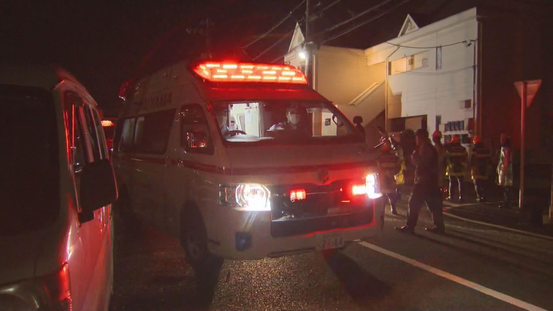 アパートで火事１人死亡　７０代男性と連絡つかず　福山市