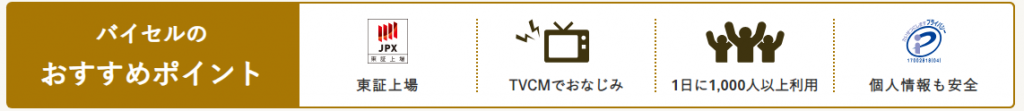 バイセル　東証一部上場