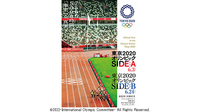 『東京2020オリンピック　SIDE:A／SIDE:B』ペア劇場鑑賞券