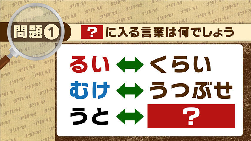 【ナゾトキ】第27回 3月10日(木)放送